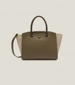 Leather Satchel Messenger Bag - Image 4