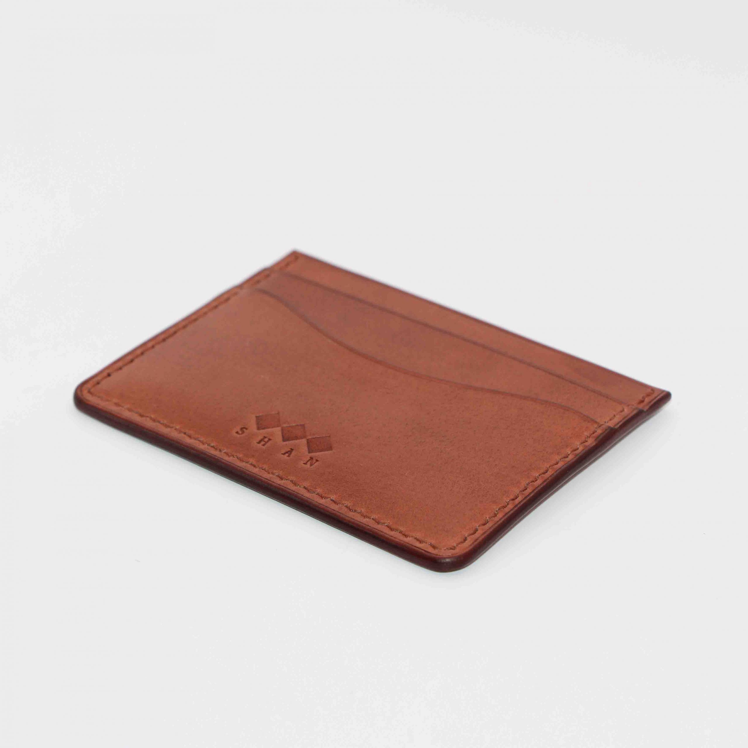 Aria-brown-handmade-leather-cardholder-overview Aria Horizontal Cardholder - Image 1