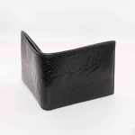 Aria Ostrich Leg Leather Horizontal Bifold Wallet - Image 2