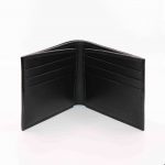 Aria Ostrich Leg Leather Horizontal Bifold Wallet - Image 4